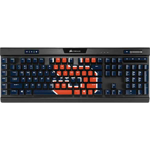 Syracuse University S Logo K95 RGB PLATINUM Mechanical Gaming Keyboard Skin