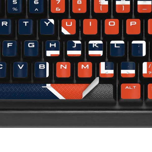 Syracuse University S Logo K95 RGB PLATINUM Mechanical Gaming Keyboard Skin