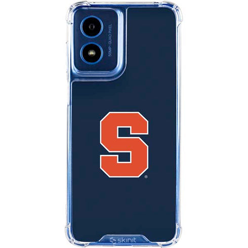 Syracuse University S Logo Moto G 5G (2024) Clear Case