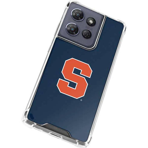 Syracuse University S Logo Moto G Play 5G (2025) Clear Case
