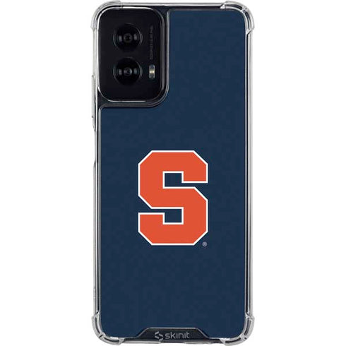 Syracuse University S Logo Moto G Power 5G (2024) Clear Case
