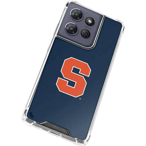 Syracuse University S Logo Moto G Stylus 5G (2025) Clear Case