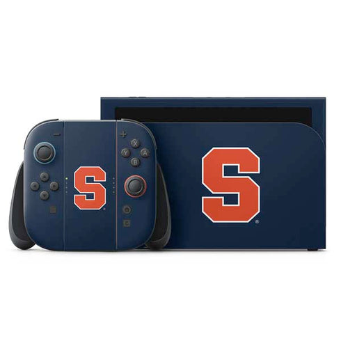 Syracuse University S Logo Nintendo Switch 2 (2025) with Joy-Con Skin