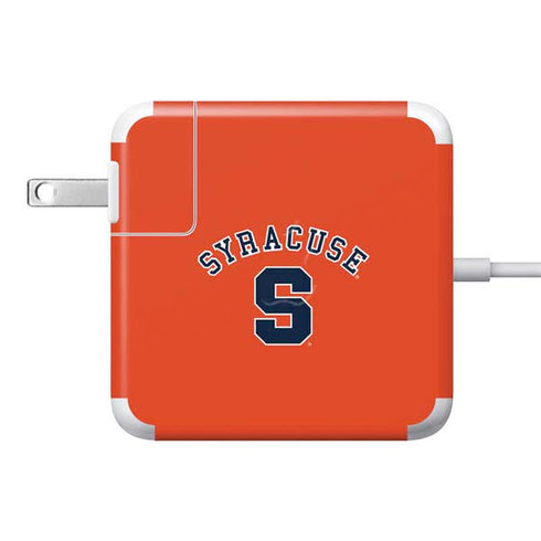 Syracuse University S Orange 85W Power Adapter (15 and 17 inch MacBook Pro Charger) Skin