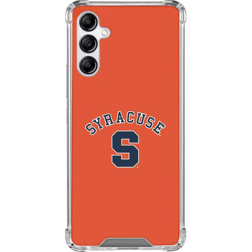 Syracuse University S Orange Galaxy A14 5G Clear Case