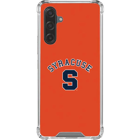 Syracuse University S Orange Galaxy A17 Clear Case