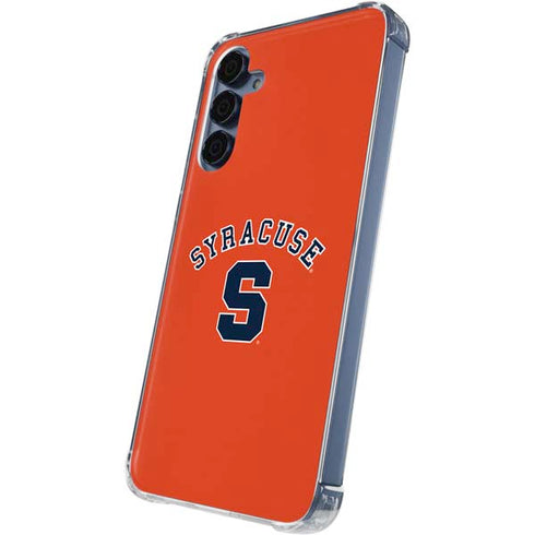 Syracuse University S Orange Galaxy A35 5G Clear Case