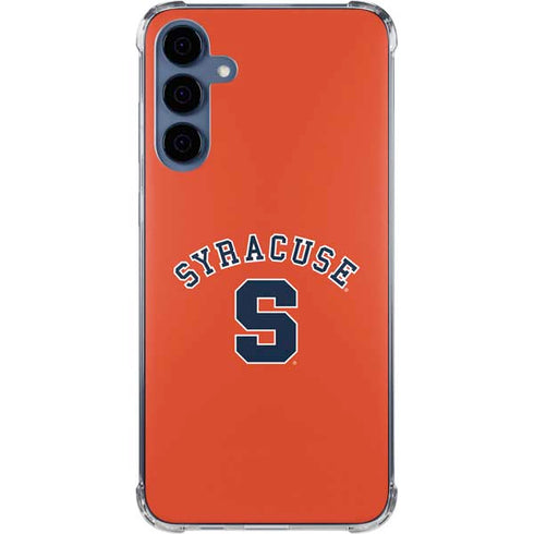 Syracuse University S Orange Galaxy A55 5G Clear Case
