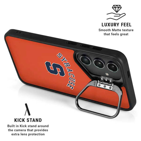 Syracuse University S Orange Galaxy S25 Kickstand Case