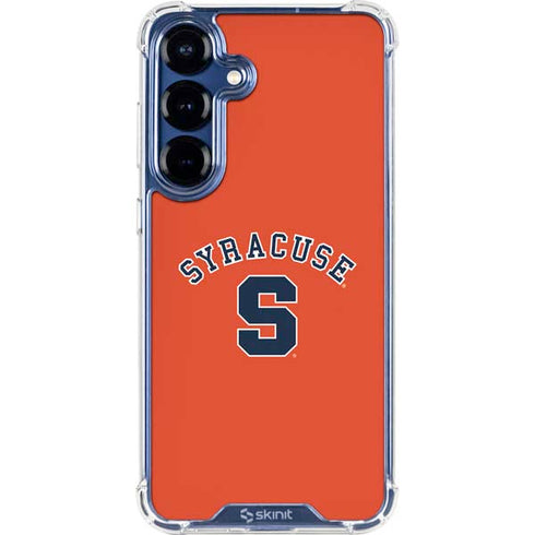 Syracuse University S Orange Galaxy S25 Plus Clear Case
