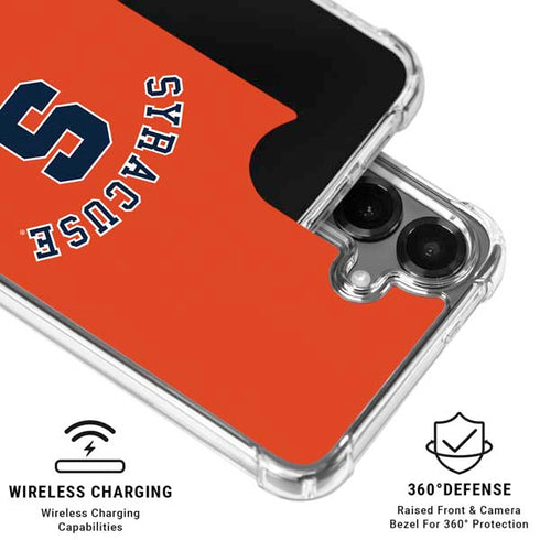 Syracuse University S Orange Galaxy S26 Plus Clear Case