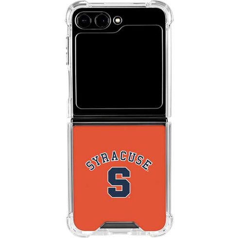 Syracuse University S Orange Galaxy Z Flip6 Clear Case