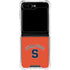 Syracuse University S Orange Galaxy Z Flip6 Clear Case