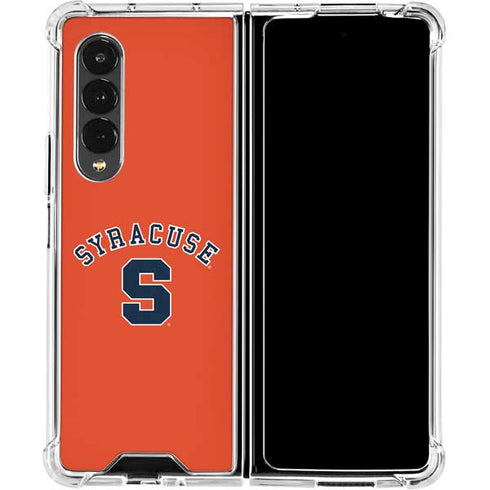 Syracuse University S Orange Galaxy Z Fold4 5G Clear Case