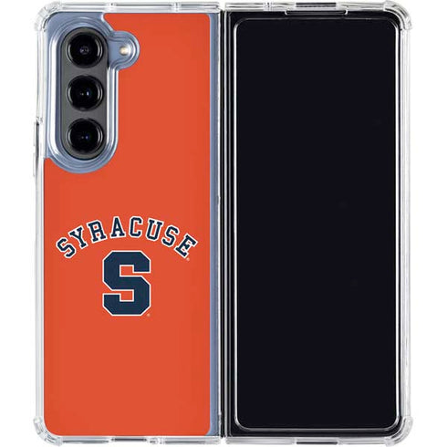Syracuse University S Orange Galaxy Z Fold5 5G Clear Case