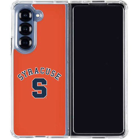 Syracuse University S Orange Galaxy Z Fold6 Clear Case