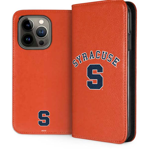 Syracuse University S Orange iPhone 14 Pro Folio Case
