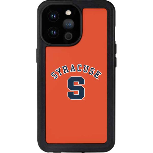 Syracuse University S Orange iPhone 14 Pro Max Waterproof Case