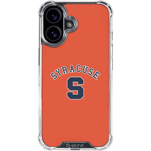Syracuse University S Orange iPhone 16 Clear Case