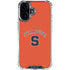 Syracuse University S Orange iPhone 16 Clear Case