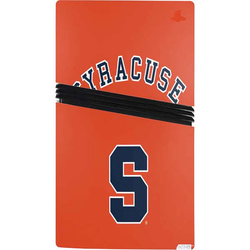 Syracuse University S Orange PS5 Pro Console Skin