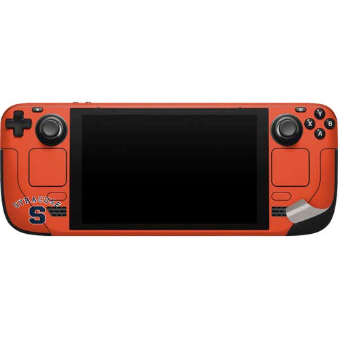Syracuse University S Orange Steam Deck Handheld Gaming Computer Skin
