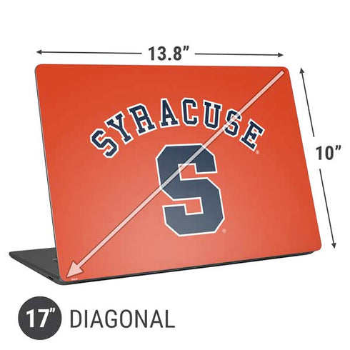 Syracuse University S Orange Universal Laptop 17in (13.8 x 10in) Skin
