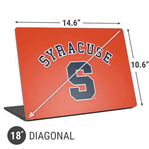 Syracuse University S Orange Universal Laptop 18in (14.6 x 10.6in) Skin