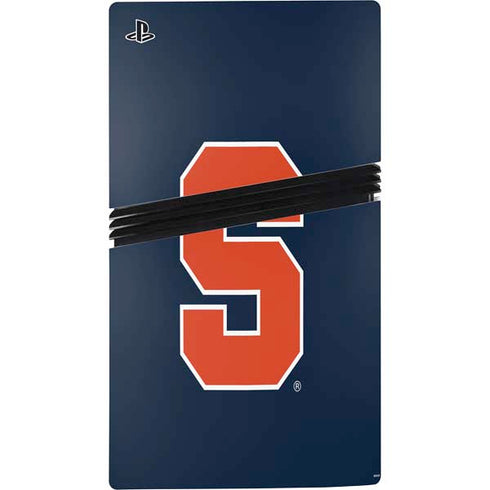 Syracuse University S Logo PS5 Pro Console Skin