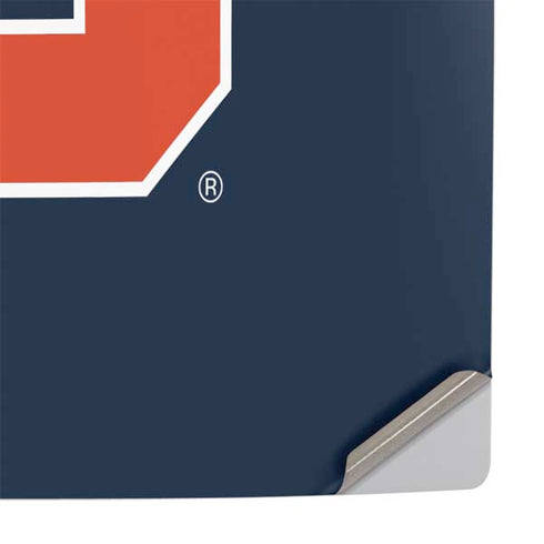 Syracuse University S Logo PS5 Slim Digital Edition Console Skin