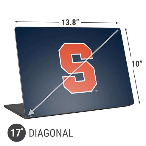 Syracuse University S Logo Universal Laptop 17in (13.8 x 10in) Skin