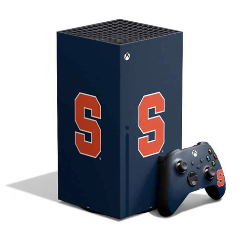 Syracuse University S Logo XBox Series X Digital Edition Bundle Skin