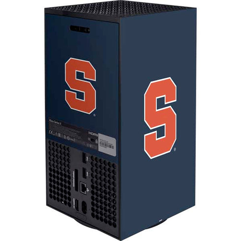 Syracuse University S Logo XBox Series X Digital Edition Bundle Skin