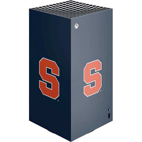 Syracuse University S Logo XBox Series X Digital Edition Console Skin