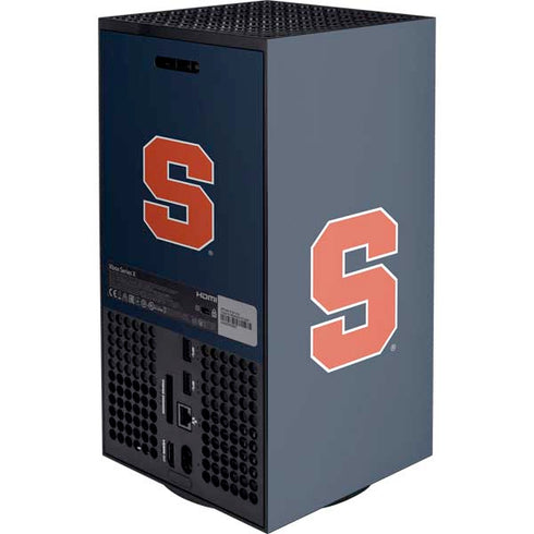 Syracuse University S Logo XBox Series X Digital Edition Console Skin