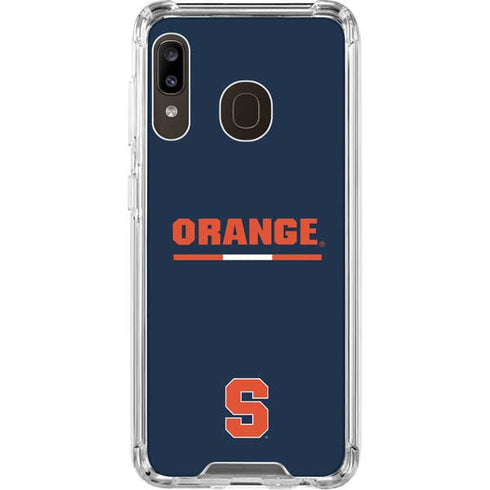 Syracuse University Orange Galaxy A30 Clear Case
