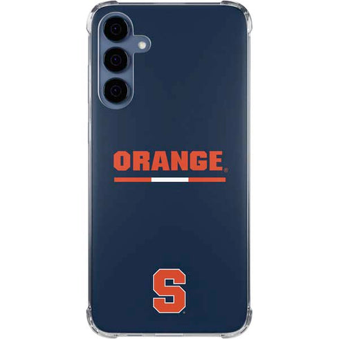 Syracuse University Orange Galaxy A35 5G Clear Case
