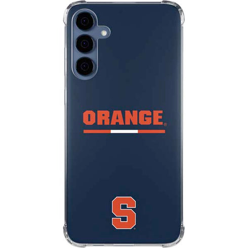 Syracuse University Orange Galaxy A55 5G Clear Case