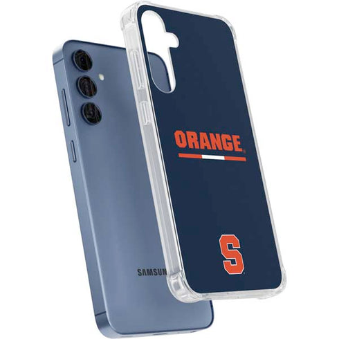 Syracuse University Orange Galaxy A55 5G Clear Case