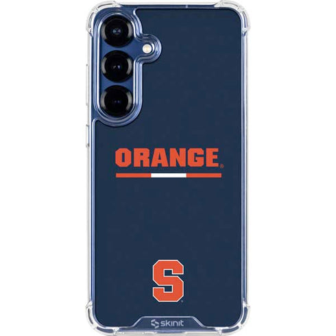Syracuse University Orange Galaxy S25 Plus Clear Case
