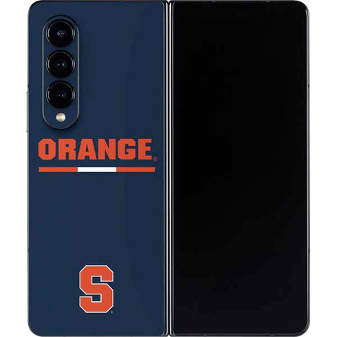 Syracuse University Orange Galaxy Z Fold4 5G Skin
