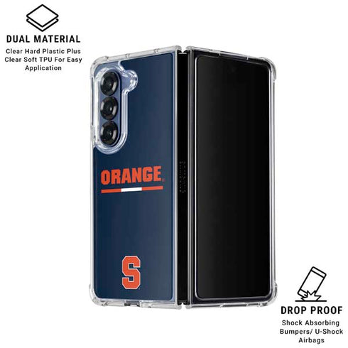 Syracuse University Orange Galaxy Z Fold6 Clear Case