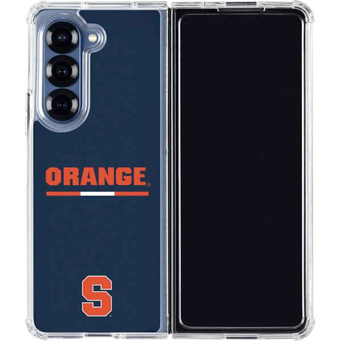Syracuse University Orange Galaxy Z Fold7 Clear Case