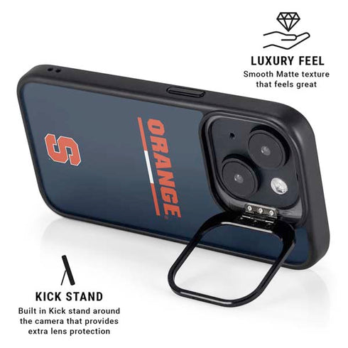Syracuse University Orange iPhone 14 Plus Kickstand Case