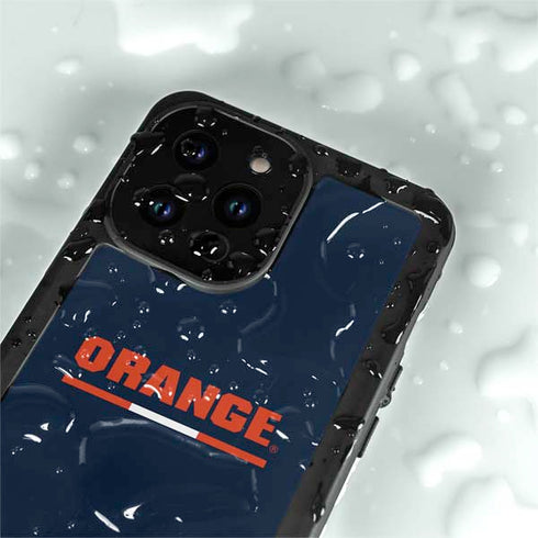Syracuse University Orange iPhone 14 Pro Max Waterproof Case