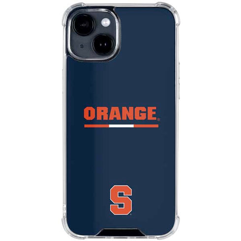 Syracuse University Orange iPhone 15 Clear Case