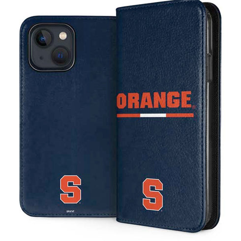 Syracuse University Orange iPhone 15 Plus Folio Case