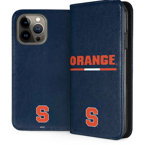Syracuse University Orange iPhone 15 Pro Max Folio Case