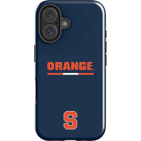 Syracuse University Orange iPhone 16 Plus Impact Case