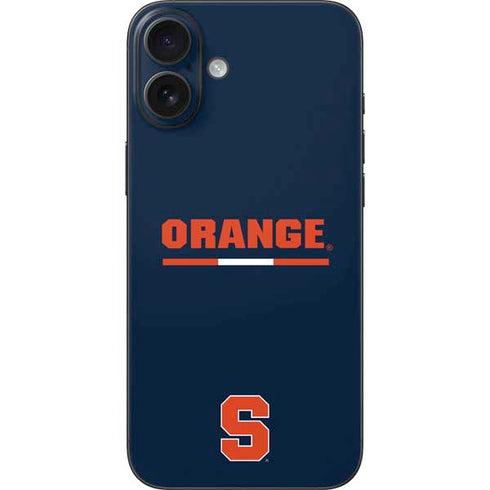 Syracuse University Orange iPhone 16 Plus Skin